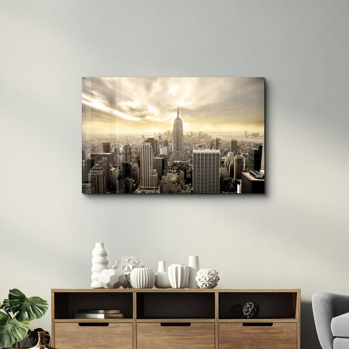 Wallity Pintura Decorativa de Vidrio Templado Multicolor 46 x 72 cm Wallity Pintura Decorativa de Vidrio Templado Multicolor 46 x 72 cm
